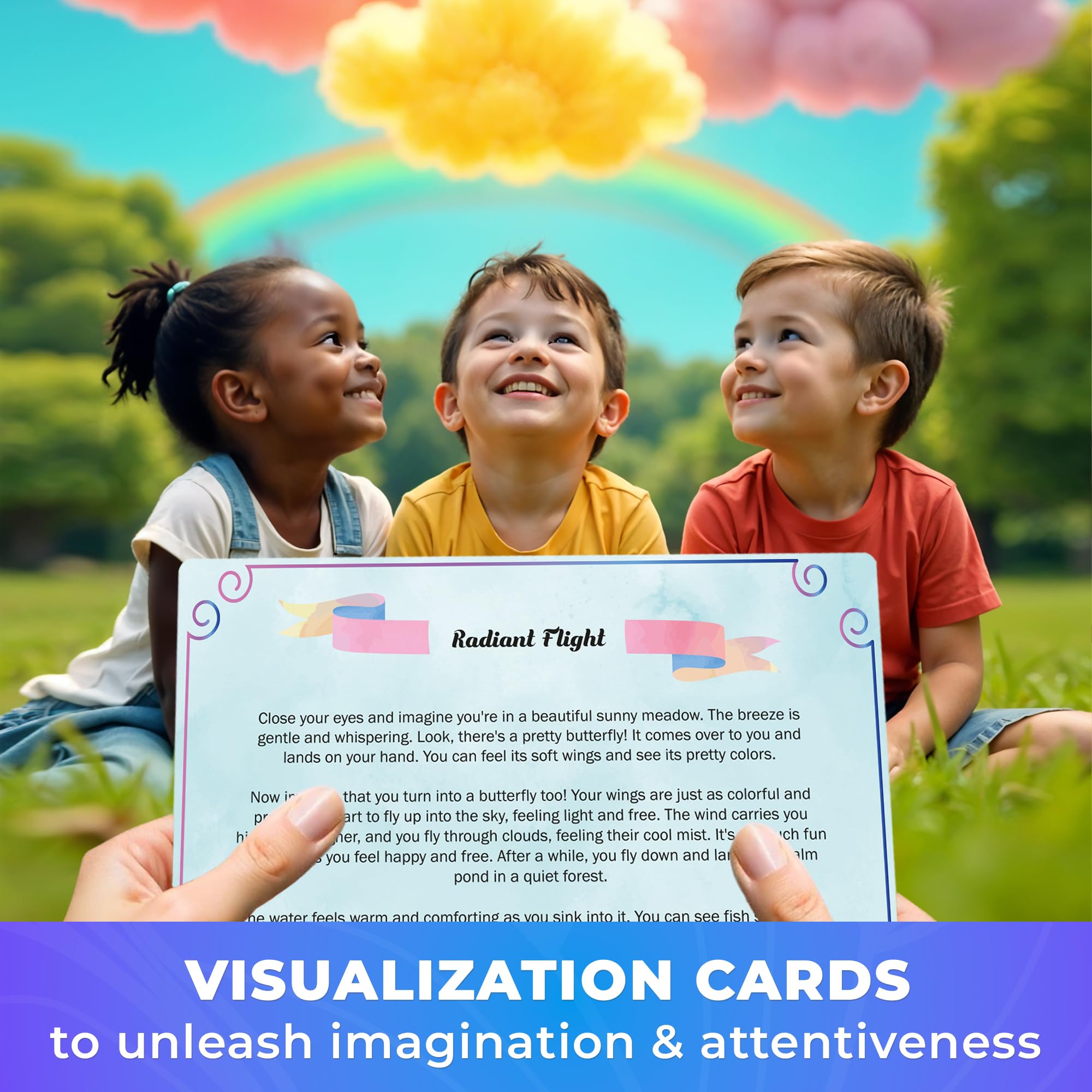 QUOKKA ADHD Tools for Kids – Emotional Regulation Tools for Kids in a Fun Flashcards Deck – Big Feelings Support, Focus Activities, Social Skills & Impulse Control Cards for Home or Classroom