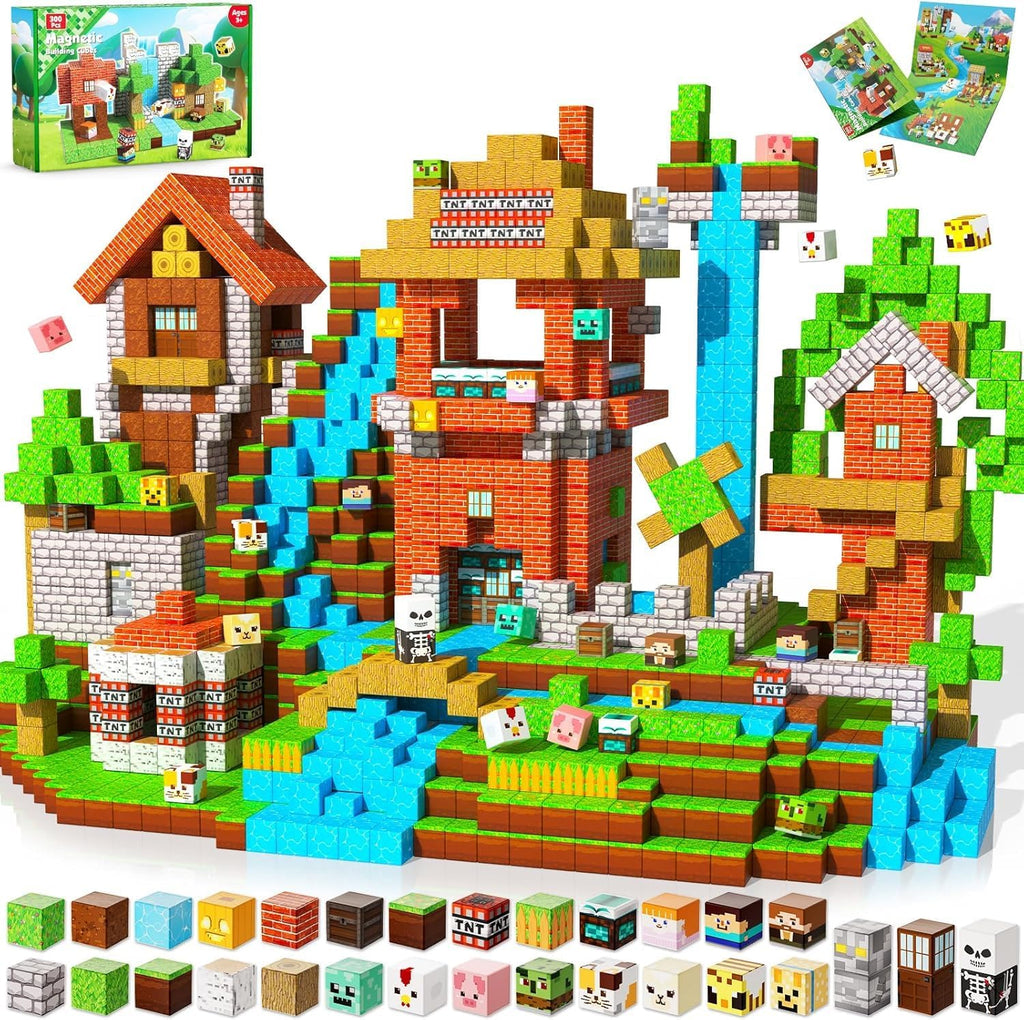 ToyUnited Magnetic Blocks - 100PCS Magnetic Building Blocks Tiles Cubes Stacking, Creative Construction Toys STEM Montessori Sensory Toys for Kids Boys Girls Ages 3 4 5 6 7 8 9 10 Birthday Gifts
