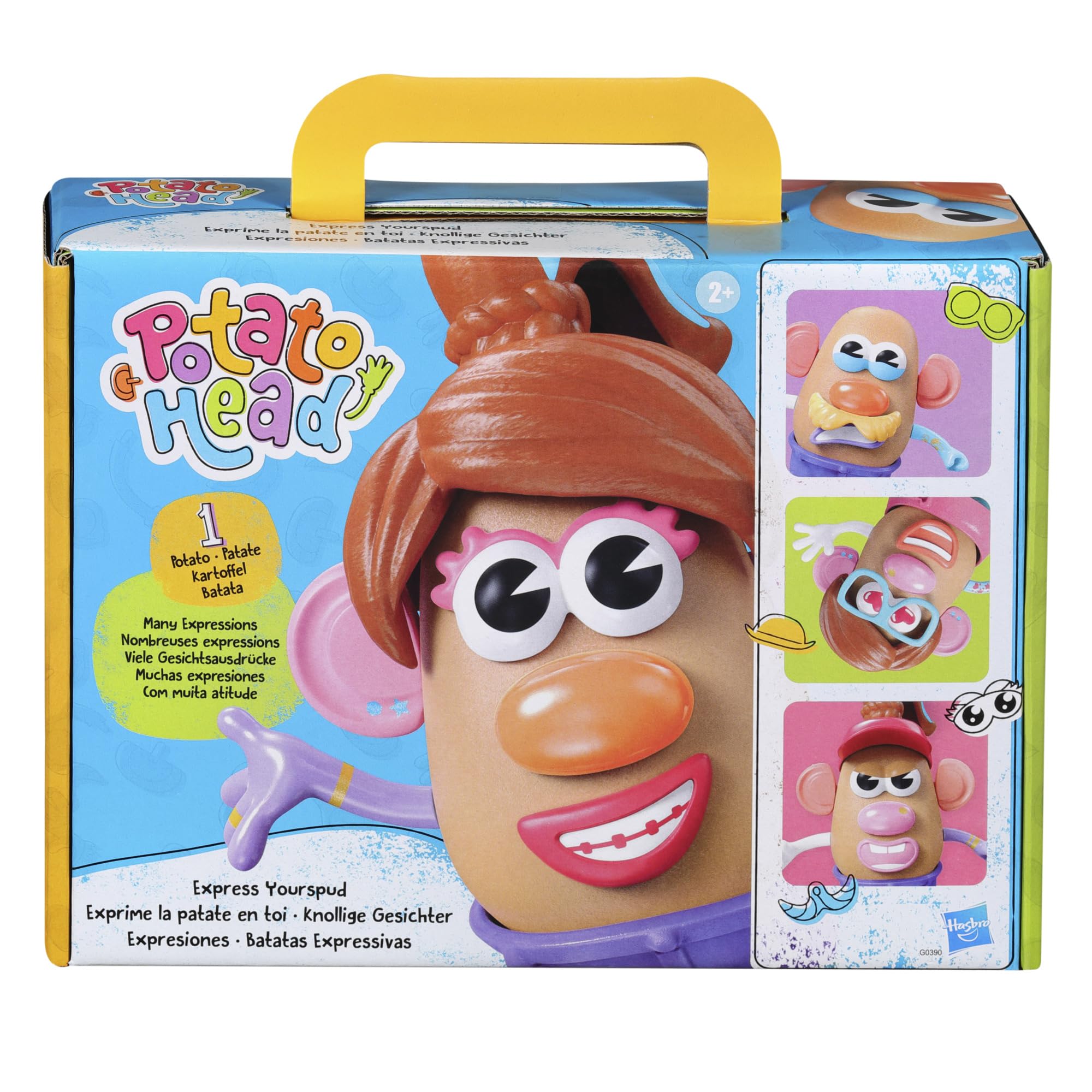 Mr. Potato Head Playskool, Fun Figure Toddler Toy for Girls and Boys, Classic Mix and Match Toys, Black