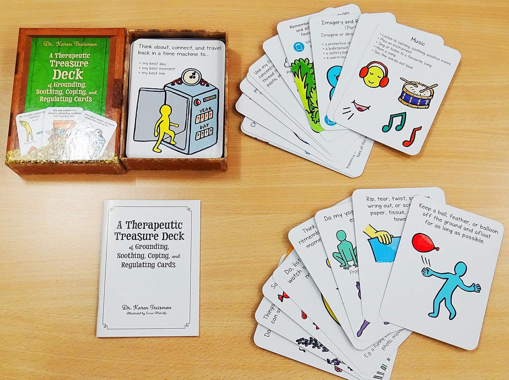 A Therapeutic Treasure Deck of Grounding, Soothing, Coping and Regulating Cards (Therapeutic Treasures Collection)