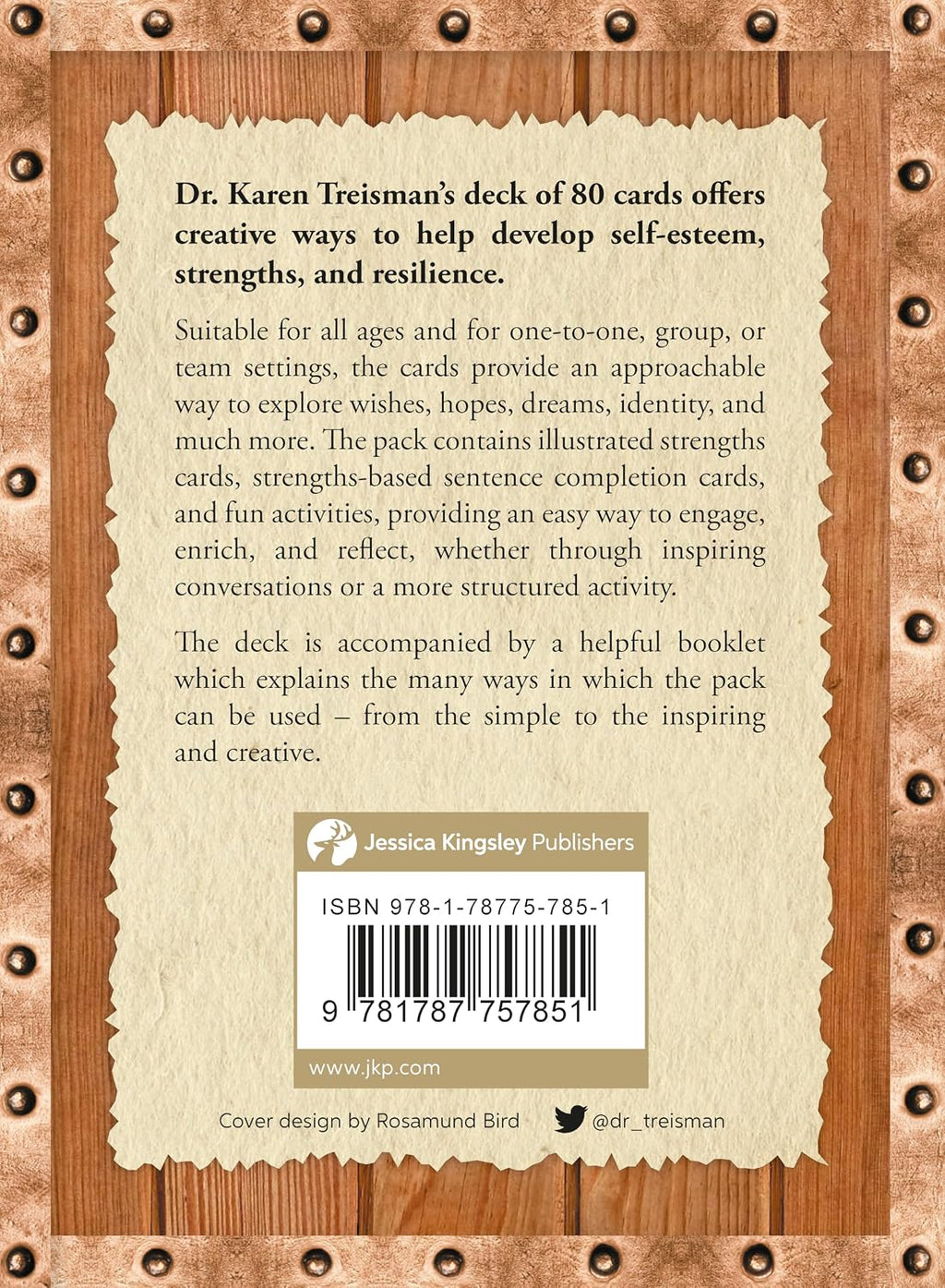 A Therapeutic Treasure Deck of Strengths and Self-Esteem Cards