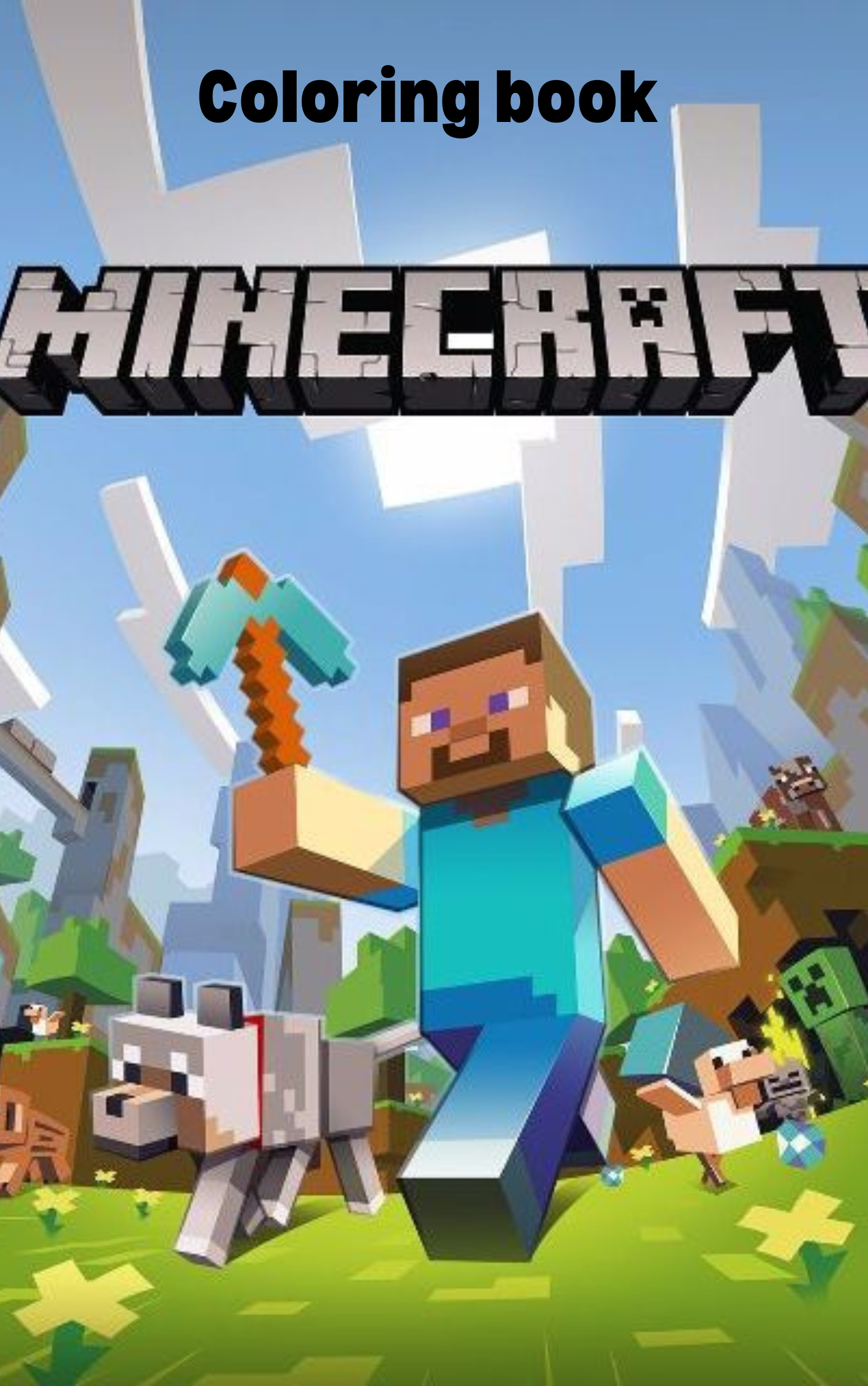 Minecraft Colouring Book